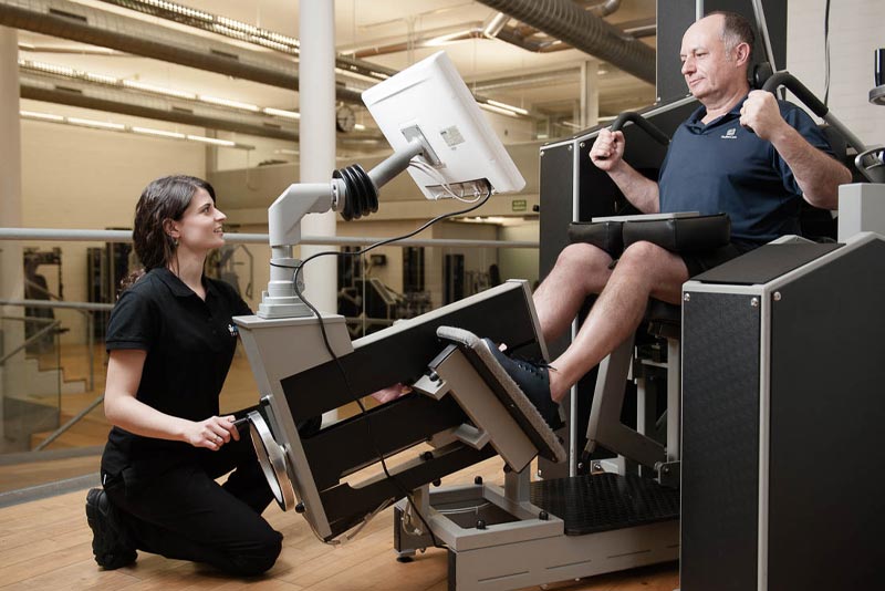 Máquina de estimulación muscular eléctrica para la terapia física